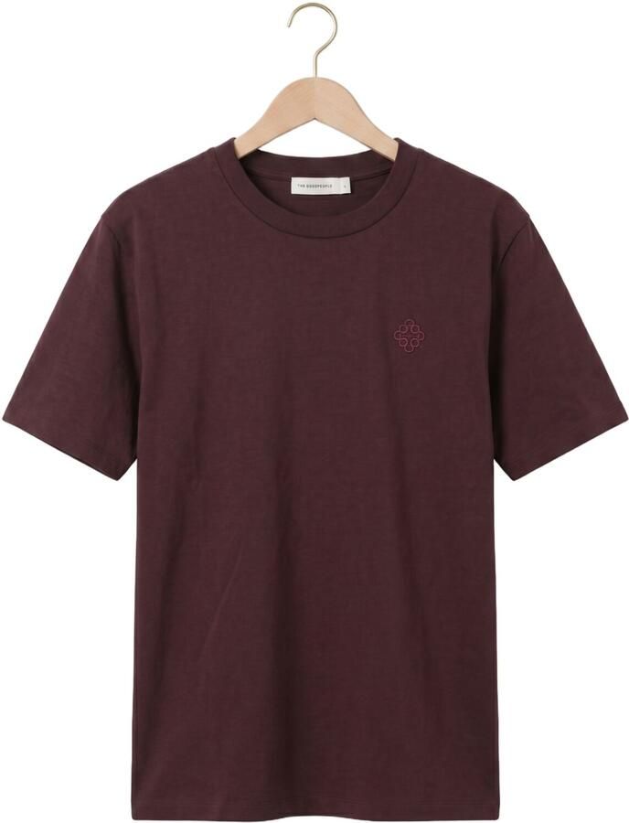 THE GOODPEOPLE Heren Polo's & T-shirts Tommy Bordeaux - Foto 2