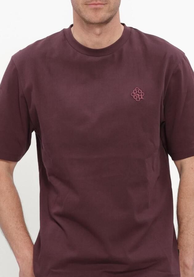 THE GOODPEOPLE Heren Polo's & T-shirts Tommy Bordeaux - Foto 4