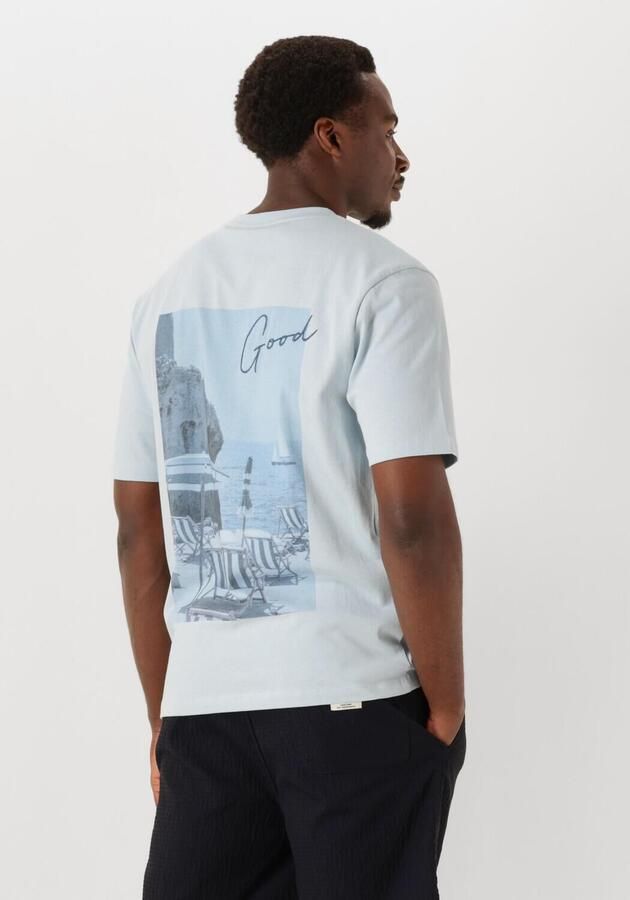 THE GOODPEOPLE Heren Polo's & T-shirts Tphoto Lichtblauw