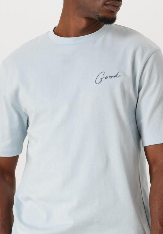 THE GOODPEOPLE Heren Polo's & T-shirts Tphoto Lichtblauw - Foto 4