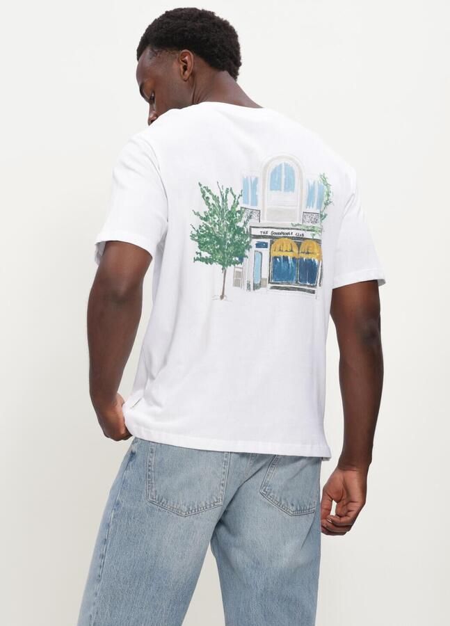 THE GOODPEOPLE Heren Polo's & T-shirts Tphoto Wit