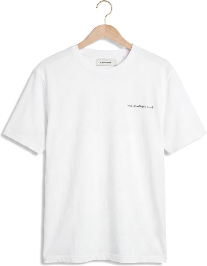 THE GOODPEOPLE Heren Polo's & T-shirts Tphoto Wit - Foto 2