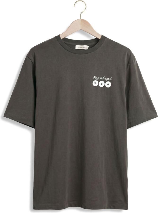 THE GOODPEOPLE Heren Polo's & T-shirts Tuur Donkergroen - Foto 2