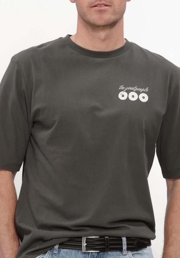 THE GOODPEOPLE Heren Polo's & T-shirts Tuur Donkergroen - Foto 4
