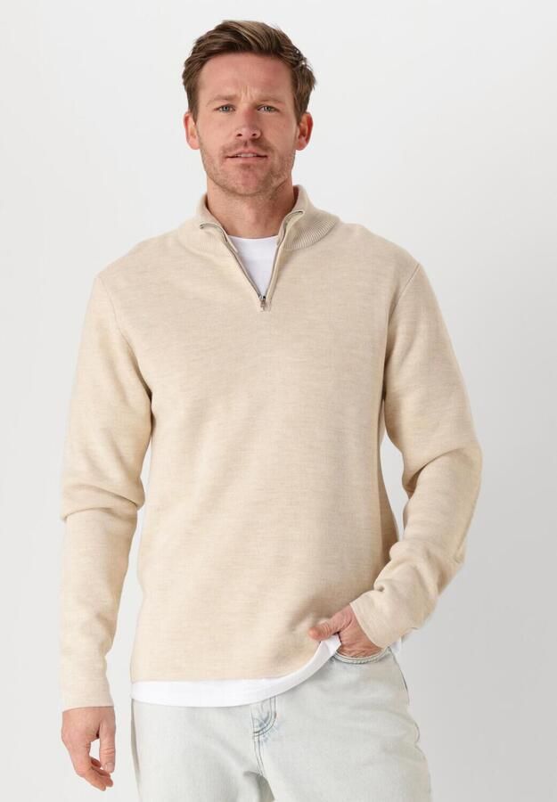 THE GOODPEOPLE Heren Truien & Vesten Kamark Beige - Foto 4