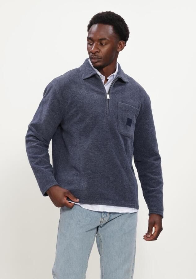 THE GOODPEOPLE Heren Truien & Vesten Leo Donkerblauw