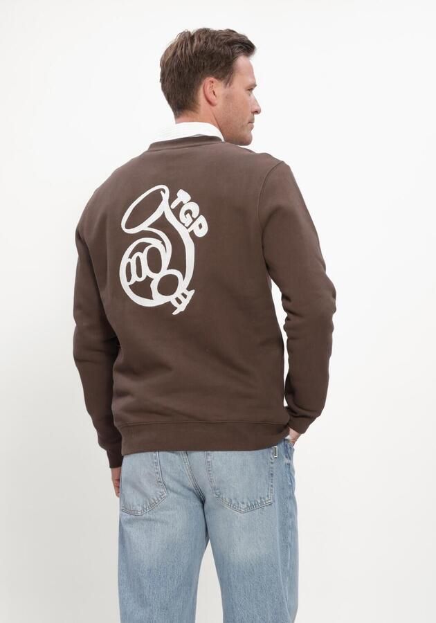 THE GOODPEOPLE Heren Truien & Vesten Look Bruin