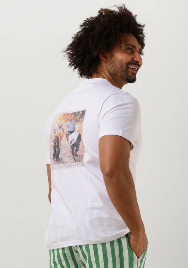 THE GOODPEOPLE Heren Polo's & T-shirts Tphoto Wit