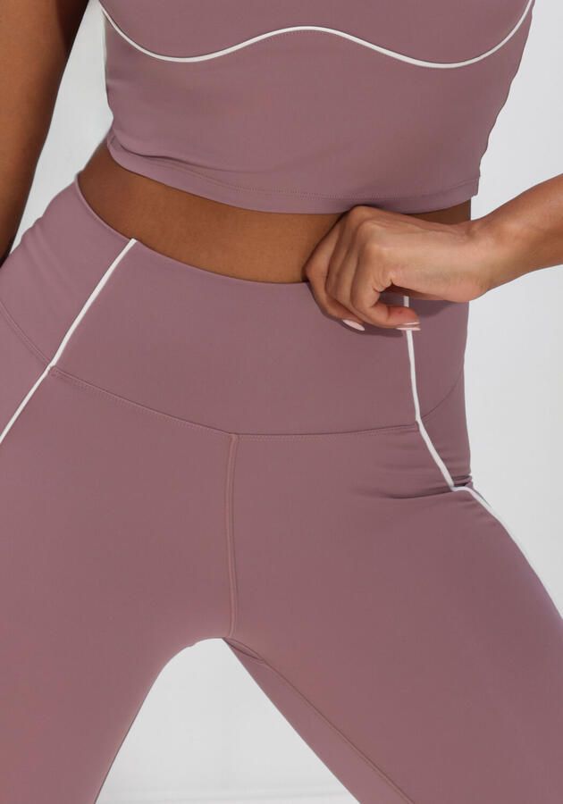 THE LOLA CLUB Dames Broeken Alma Legging Roze - Foto 3