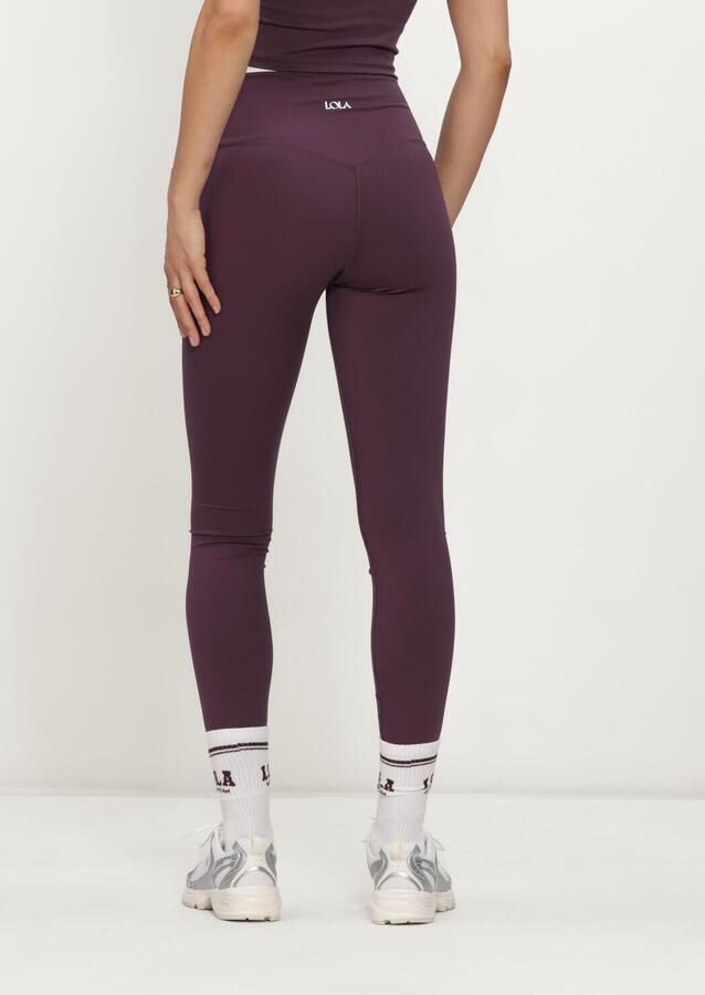 THE LOLA CLUB Dames Broeken Bruna Legging Bordeaux - Foto 2