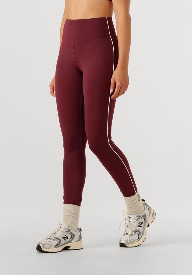 THE LOLA CLUB Dames Broeken Demi Legging Bordeaux - Foto 4