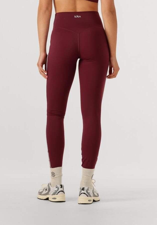 THE LOLA CLUB Dames Broeken Demi Legging Bordeaux