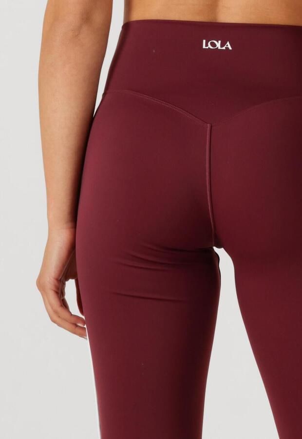 THE LOLA CLUB Dames Broeken Demi Legging Bordeaux - Foto 2