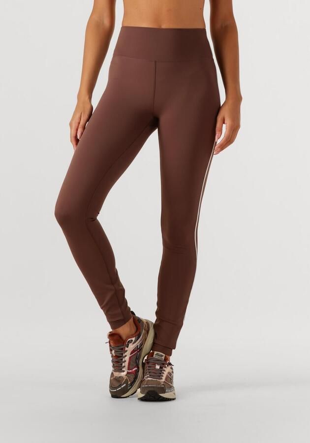 THE LOLA CLUB Dames Broeken Demi Legging Bruin - Foto 3