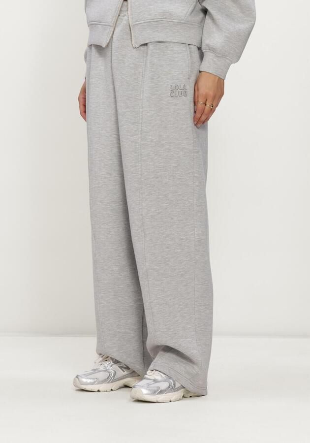 THE LOLA CLUB Dames Broeken Lois Pants Lichtgrijs