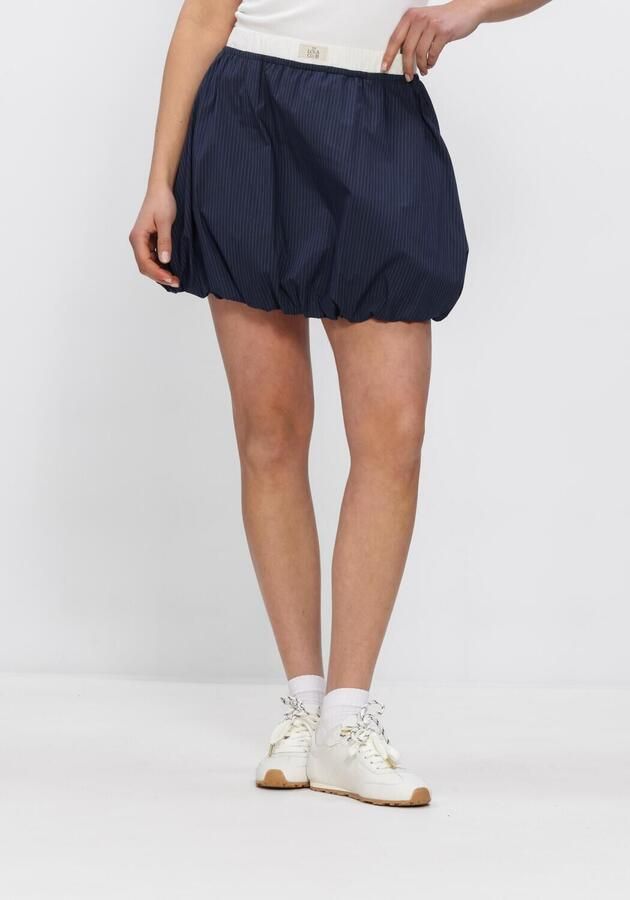THE LOLA CLUB Dames Rokken Steph Skirt Donkerblauw