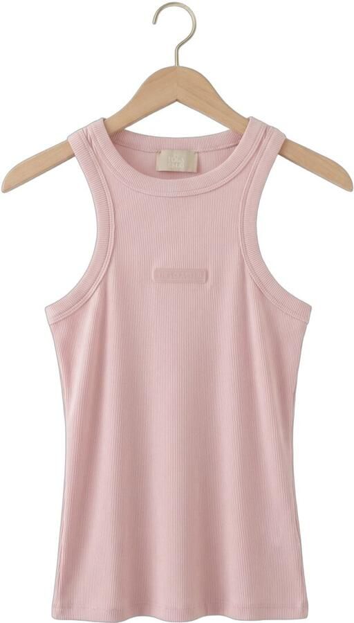 THE LOLA CLUB Dames Tops & T-shirts Jolie Singlet Lichtroze - Foto 4