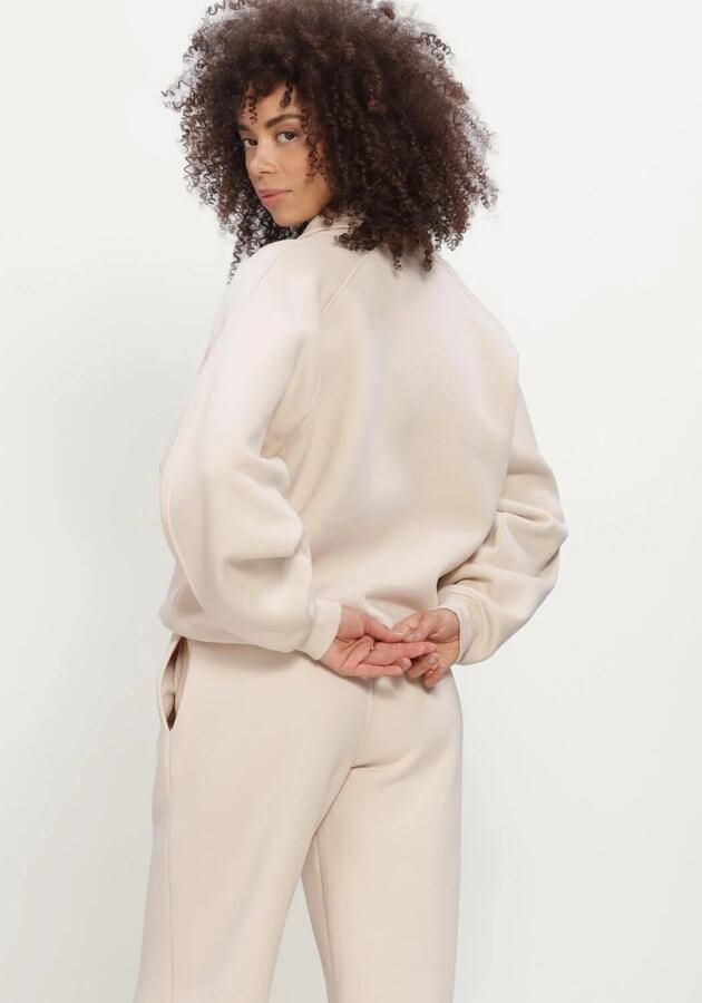 THE LOLA CLUB Dames Truien & Vesten Ebony Polo Sweater Beige - Foto 3