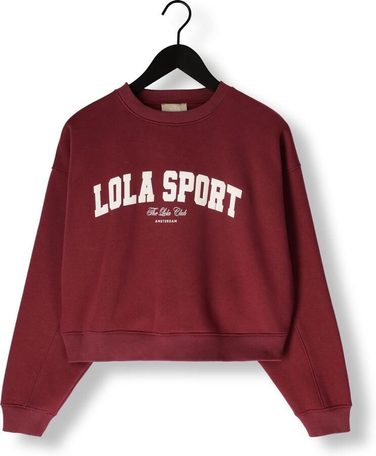 THE LOLA CLUB Dames Truien & Vesten Jade Sweater Bordeaux