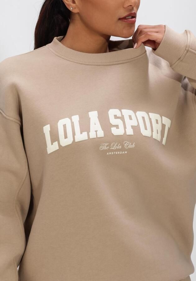THE LOLA CLUB Dames Truien & Vesten Jayla Sweater Beige - Foto 3