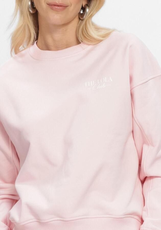 THE LOLA CLUB Dames Truien & Vesten Ruby Sweater Roze - Foto 4