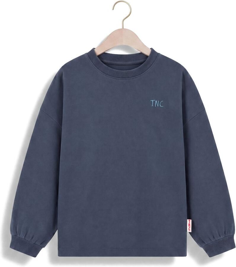 THE NEW CHAPTER Jongens Polo's & T-shirts Lou Longsleeve Donkerblauw