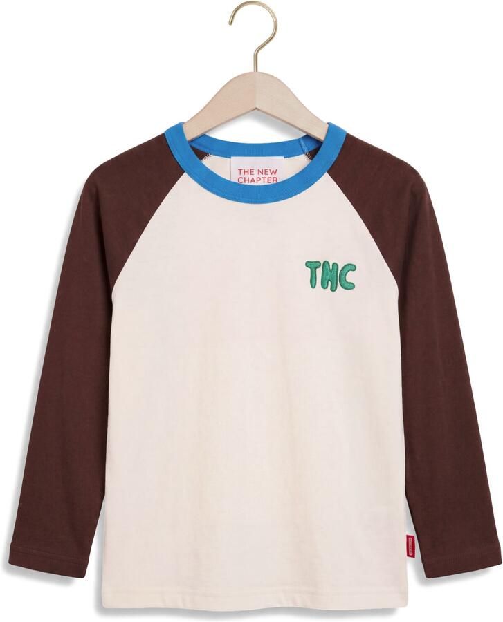 THE NEW CHAPTER Jongens Polo's & T-shirts Lou Longsleeve Ecru
