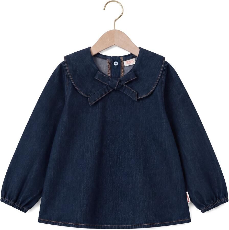 THE NEW CHAPTER Meisjes Blouses Baukje Blouse Donkerblauw
