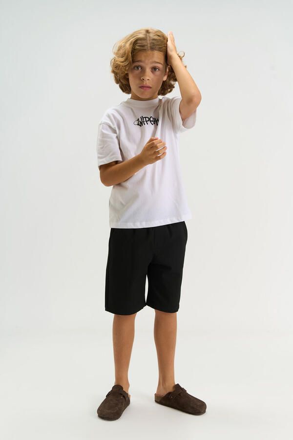 THE NEW Jongens Broeken Tnstuart Shorts Zwart - Foto 3