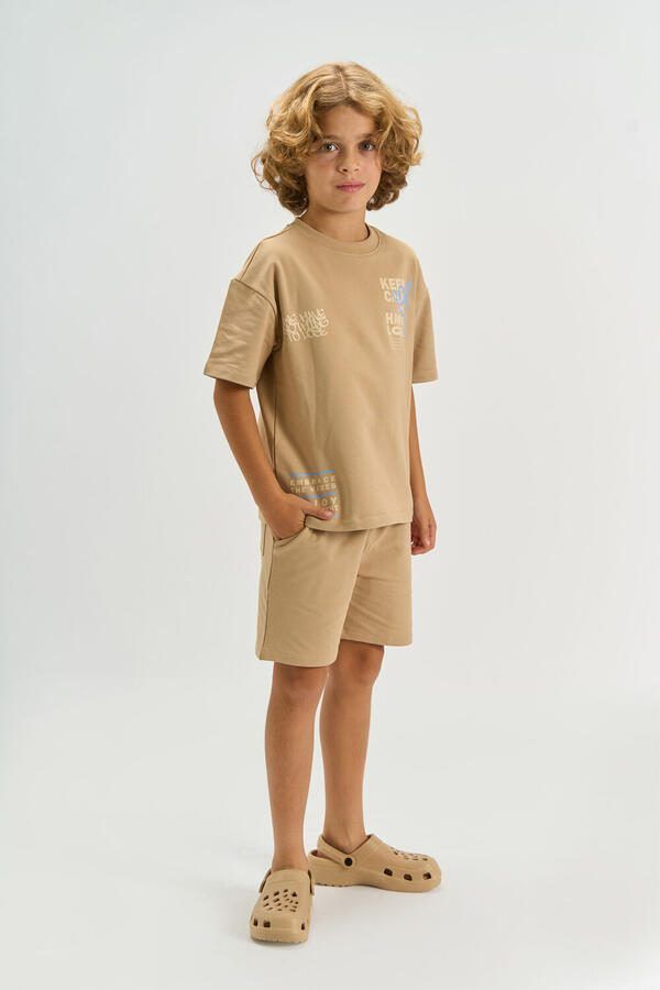 THE NEW Jongens Polo's & T-shirts Tntitus Beige - Foto 3