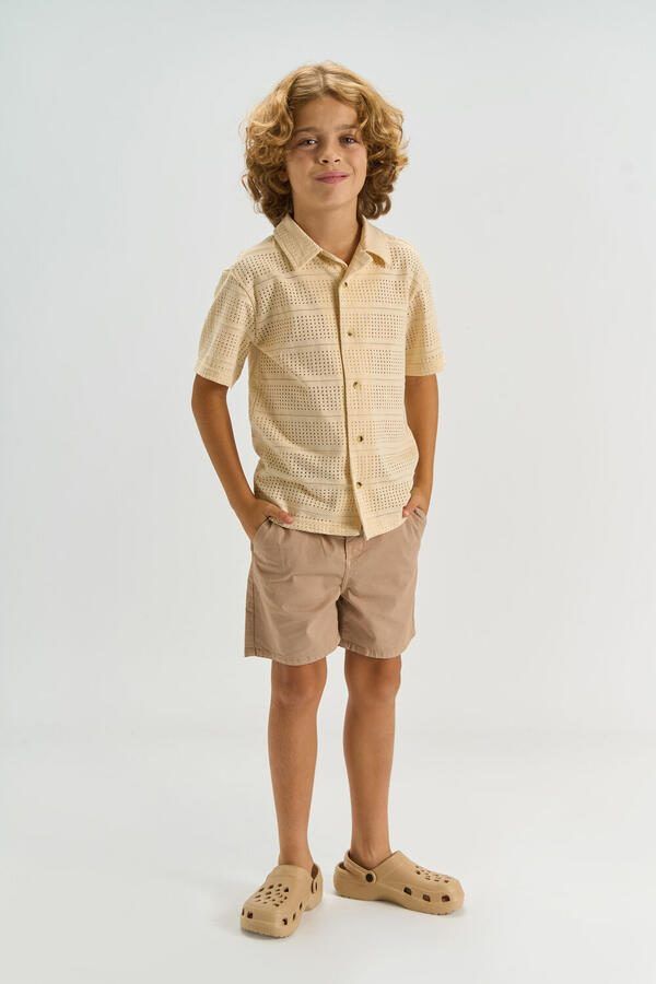 THE NEW Jongens Polo's & T-shirts Tntruman Creme - Foto 3