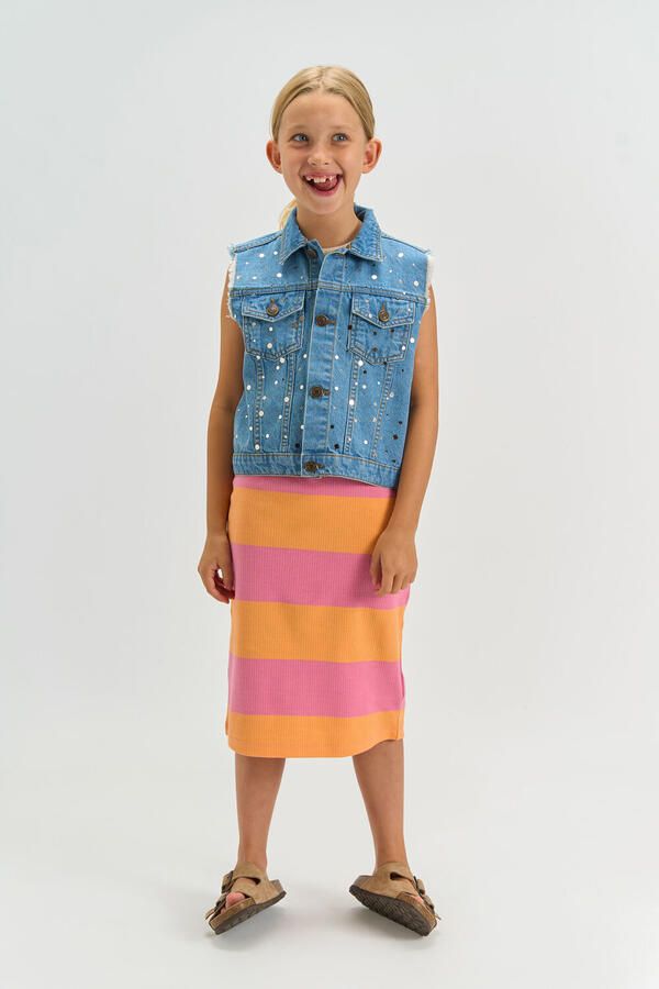 THE NEW Meisjes Blazers Tnromina Blauw - Foto 3