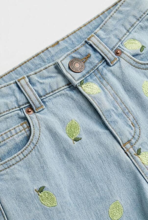 THE NEW Meisjes Jeans Tnstsaja Lichtblauw