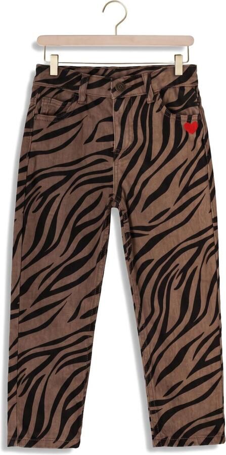 THE NEW Meisjes Jeans Tnstvalonya Bruin