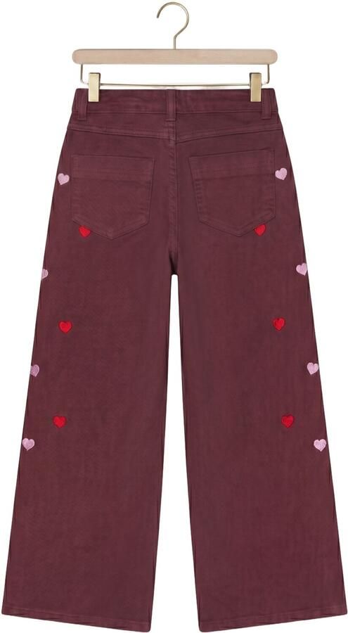 THE NEW Meisjes Jeans Tnvalentine Bordeaux - Foto 2