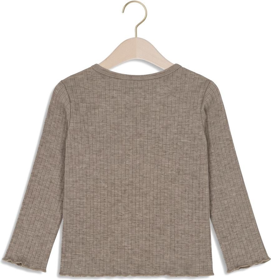 THE NEW Meisjes Tops & T-shirts Tnstvernata Taupe - Foto 2