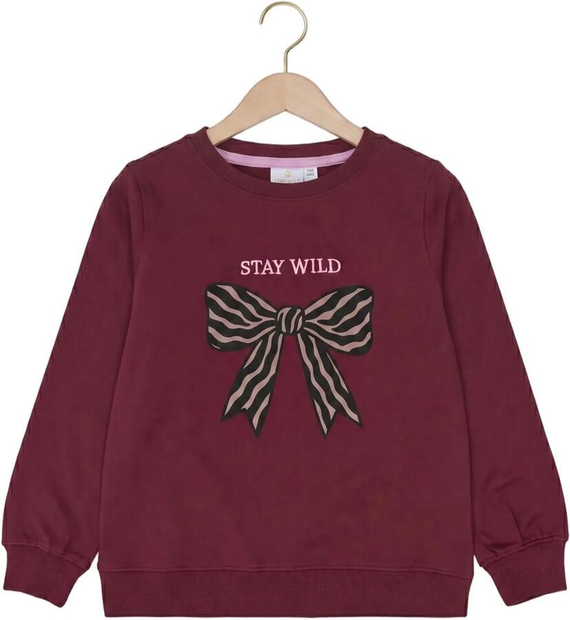 THE NEW Meisjes Truien & Vesten Tnvonnie Bordeaux