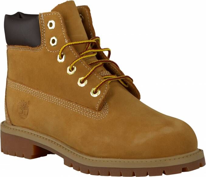 Timberland Premium Leren Veterschoenen Brown Heren