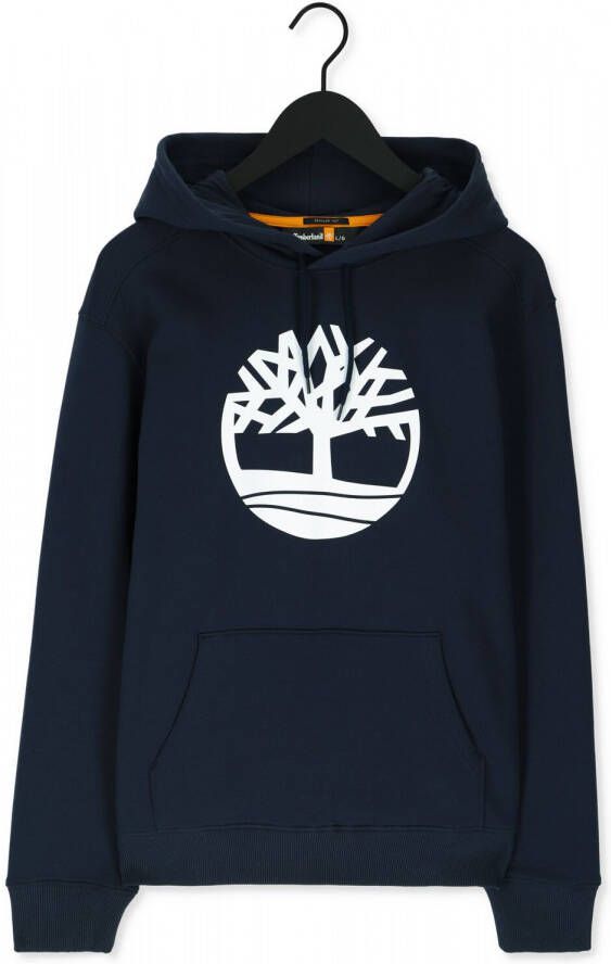 Timberland Donkerblauwe Sweater Core Tree Logo Pull Over Hoodie