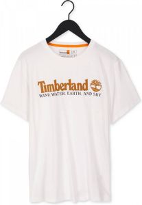 Timberland Witte T shirt Wwesr Front Tee