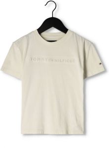 Tommy Hilfiger Beige T-shirt Tonal Logo Tee S s