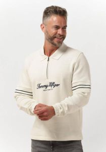 Tommy Hilfiger Sweatshirt met labelstitching model 'MIXED TYPE POPOVER SWEATS'