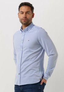 Tommy Hilfiger slim fit overhemd met biologisch katoen c14 cloudy blue