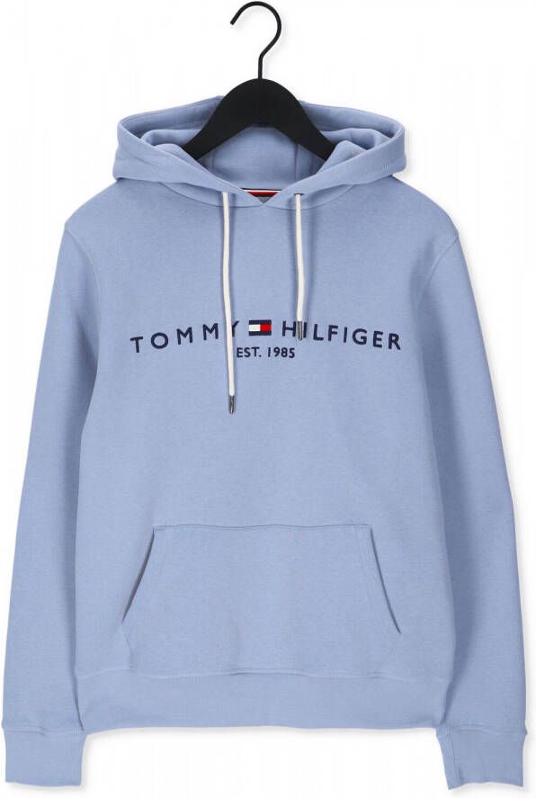 Tommy Hilfiger Blauwe Trui Tommy Logo Hoody