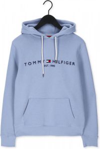 Tommy Hilfiger Blauwe Trui Tommy Logo Hoody
