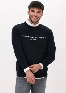 Tommy Hilfiger Blauwe Sweater Tommy Logo Sweatshirt