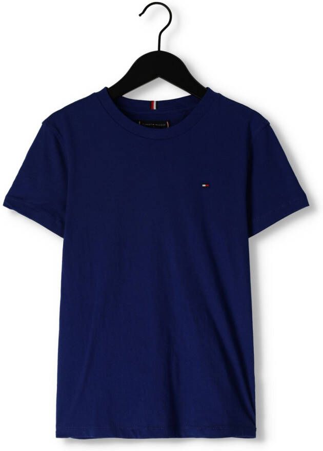 Tommy Hilfiger Blauwe T-shirt Essential Cotton Tee