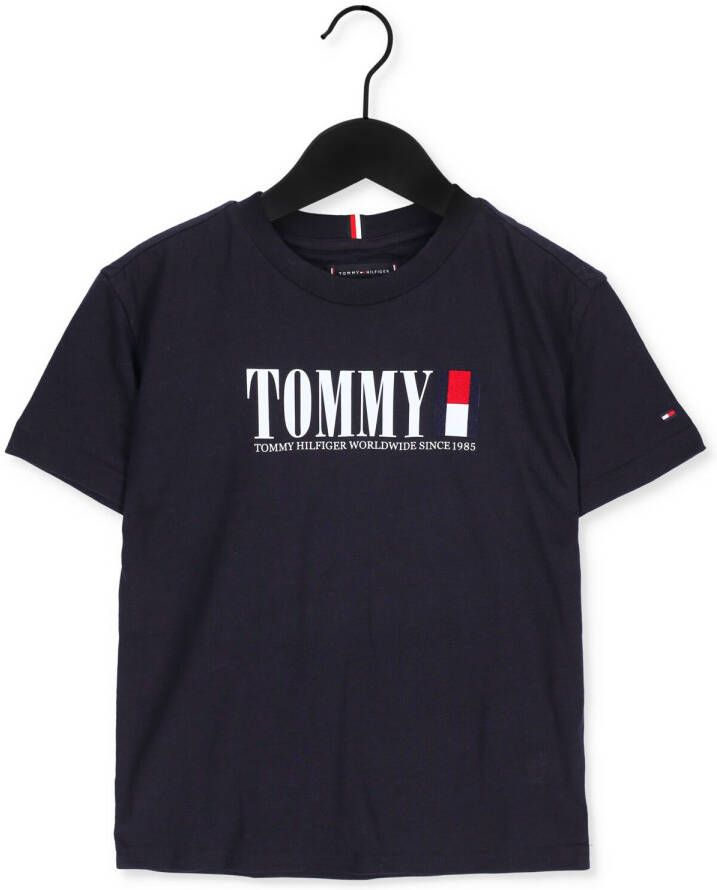 TOMMY HILFIGER Jongens Polo's & T-shirts Tommy Graphic Tee S s Blauw