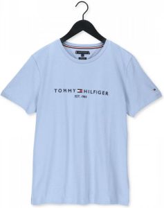 Tommy Hilfiger T-shirt van biologisch katoen daybreak blue