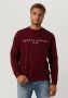 Tommy Hilfiger Bordeaux Sweater Tommy Logo Sweatshirt - Thumbnail 1